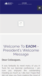 Mobile Screenshot of eaom.eu